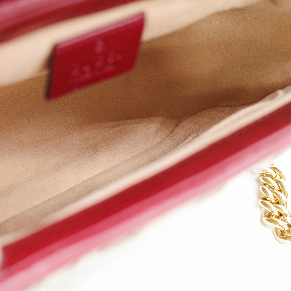 Gucci Mini Top Handle GG Marmont 2way Shoulder Bag Crossbody - Picture 6 of 8